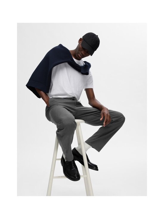 Selected - Straight Robert String -housut - GREY MELANGE | Stockmann - photo 5