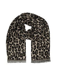 A+more - Anni-jakardihuivi - BLACK/BEIGE A+more - Anni-jakardihuivi - BLACK/BEIGE | Stockmann