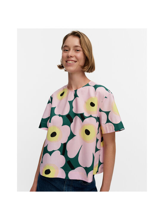 Marimekko - Huojunta Unikko -pusero - 631 GREEN PINK YELLOW | Stockmann - photo 5
