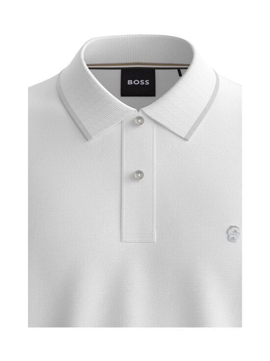 BOSS - Parris Jersey -pikeepaita - WHITE | Stockmann - photo 4