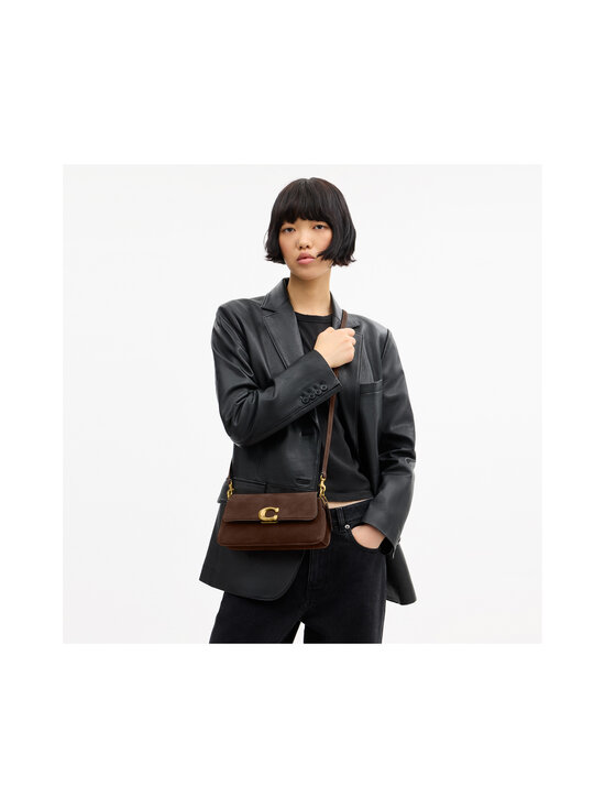 Coach - Nahast õlakott Suede Jet - B4/DARK CHOCOLATE | Stockmann - photo 3