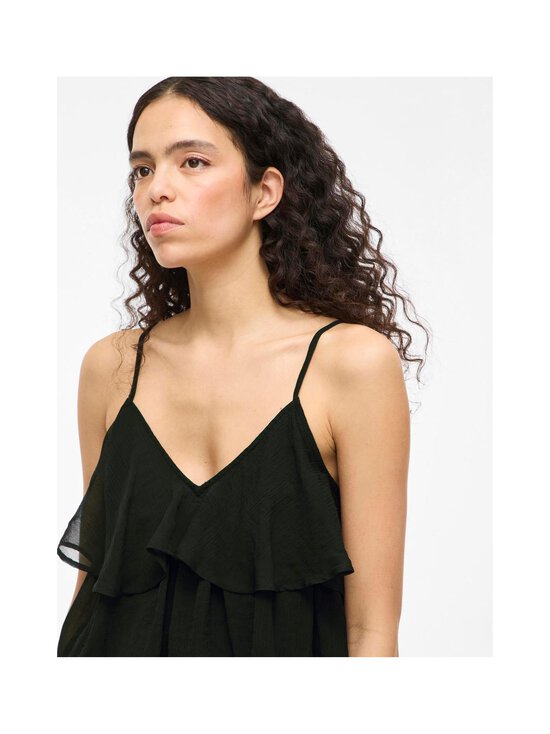 Vila - ViHarley Ruffle -toppi - BLACK - photo 3 Vila - ViHarley Ruffle -toppi - BLACK | Stockmann - photo 3