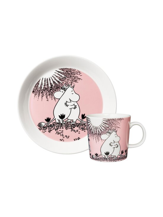 Moomin Arabia - Muumi Rakkaus -muki ja lautanen - MULTICOLOR | Stockmann - photo 1