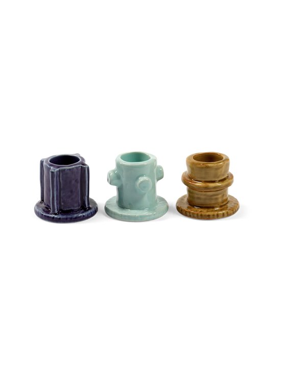 Serax - Glazed Molly Candle Holder 01 -kynttilänjalka 3 kpl - 999 MIX | Stockmann - photo 1