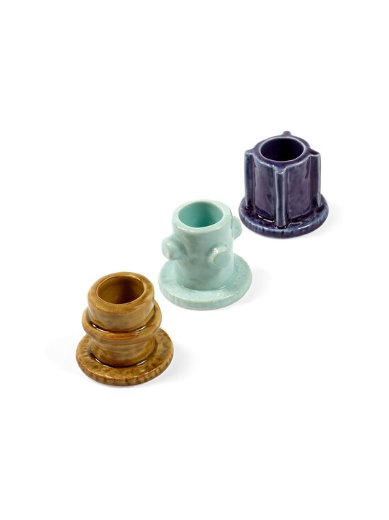 Serax - Glazed Molly Candle Holder 01 -kynttilänjalka 3 kpl - 999 MIX | Stockmann - photo 2