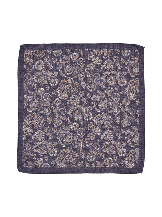 Oscar Jacobson - Siidist taskurätt Floral Print - 573 COFFE BROWN | Stockmann - photo 1
