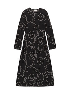 Marimekko - Takaisin Piirto Unikko -neulemekko - 991 BLACK, OFF WHITE | Stockmann