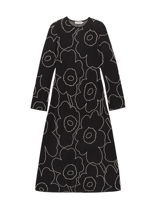 Marimekko - Takaisin Piirto Unikko -neulemekko - 991 BLACK, OFF WHITE | Stockmann - photo 1