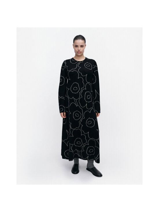 Marimekko - Takaisin Piirto Unikko -neulemekko - 991 BLACK, OFF WHITE | Stockmann - photo 3