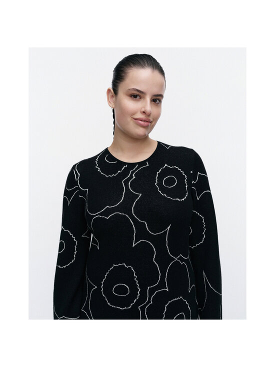 Marimekko - Takaisin Piirto Unikko -neulemekko - 991 BLACK, OFF WHITE | Stockmann - photo 9