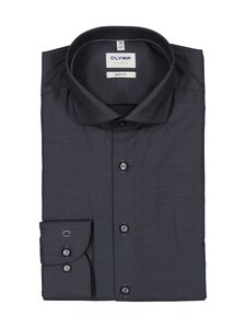 Olymp - Body Fit Level 5 Structure -kauluspaita - 67 ANTHRAZIT | Stockmann