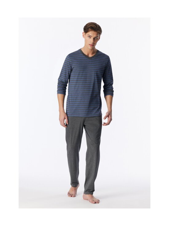 Schiesser - Pyjama Long  -pyjamapaita ja pyjamahousut - 843 FADED DENIM | Stockmann - photo 2