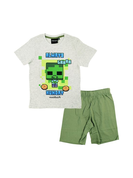 MINECRAFT - Minecraft-pyjama - 431 GREY/GREEN | Stockmann - photo 1