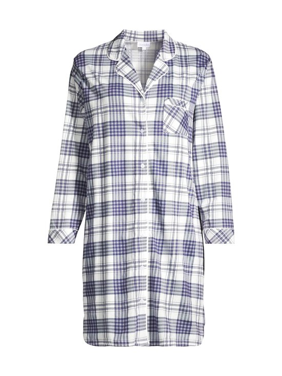 Damella - Cotton Jersey Check -yöpaita - 020 NAVY - photo 1 Damella - Cotton Jersey Check -yöpaita - 020 NAVY | Stockmann - photo 1