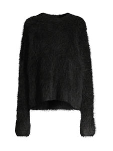 TOTEME - Boxy Alpaca -neulepusero - 001 BLACK | Stockmann