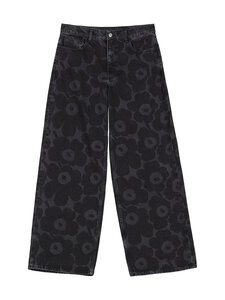 Marimekko - Teksapüksid Maridenim Loose Unikko - 009 WASHED BLACK | Stockmann