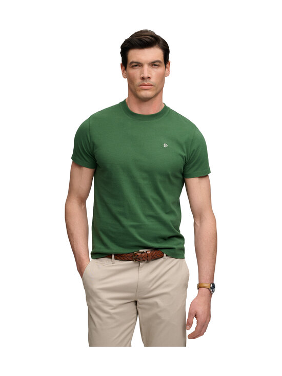 Superdry - Logo Embroidery t-paita - OMQ RICH BOSTON GREEN/CREAM | Stockmann - photo 1