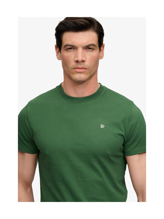 Superdry - Logo Embroidery t-paita - OMQ RICH BOSTON GREEN/CREAM | Stockmann - photo 6
