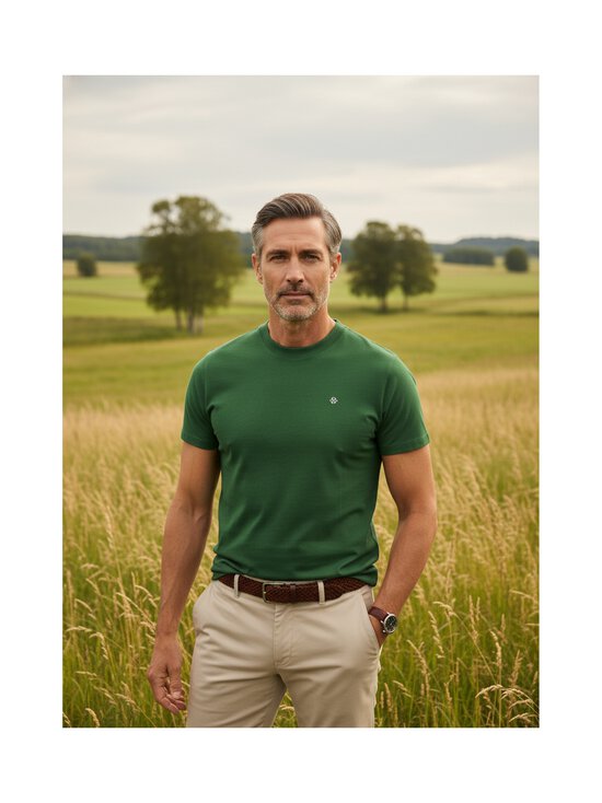 Superdry - Logo Embroidery t-paita - OMQ RICH BOSTON GREEN/CREAM | Stockmann - photo 7