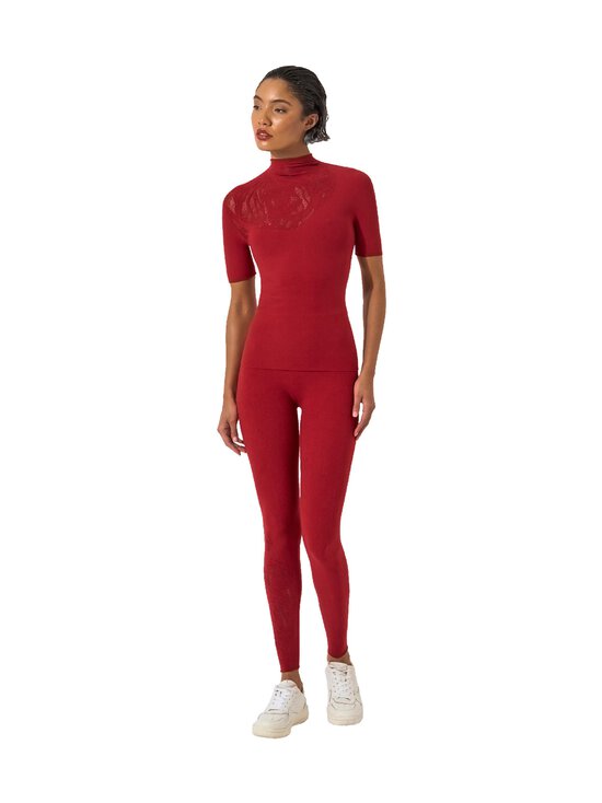 Wolford - Rose Net -lyhythihainen paita - 3244 CRIMSON | Stockmann - photo 3