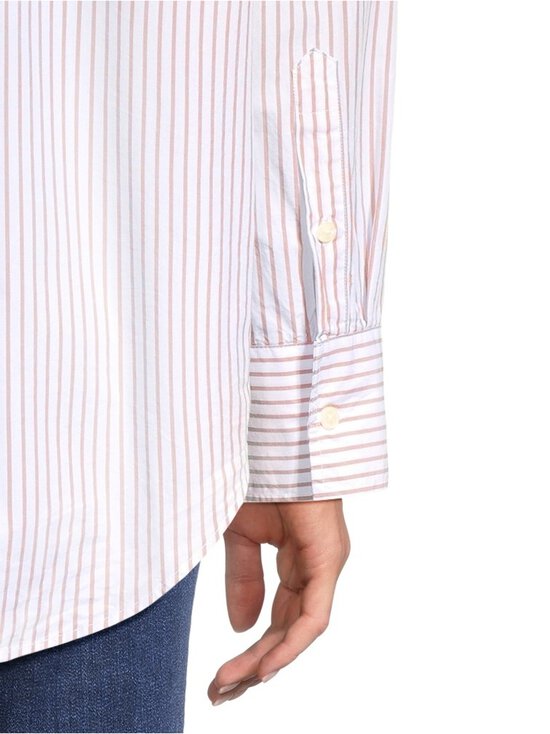 Lexington - Pluus Oversized Lyocell Blend - 290 BEIGE/WHITE STRIPE | Stockmann - photo 5