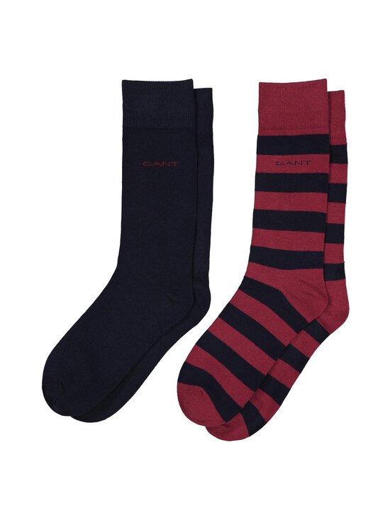 GANT - Sokid Barstripe And Solid, 2 paari - 558 RICH WINE - photo 2 GANT - Sokid Barstripe And Solid, 2 paari - 558 RICH WINE | Stockmann - photo 2