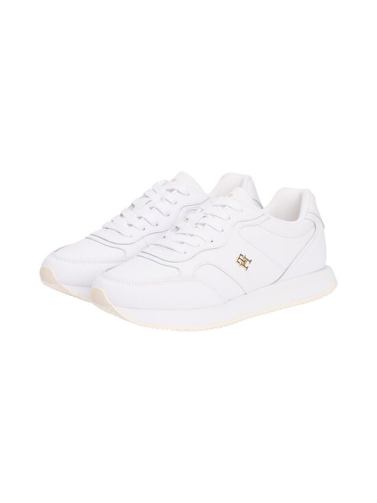 Tommy Hilfiger - Leather Runner -sneakerit - YBS WHITE - photo 6 Tommy Hilfiger - Leather Runner -sneakerit - YBS WHITE | Stockmann - photo 6