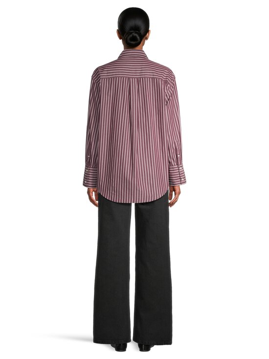 GAP - Poplin Big kreklblūze - BURGUNDY STRIPE | Stockmann - photo 3