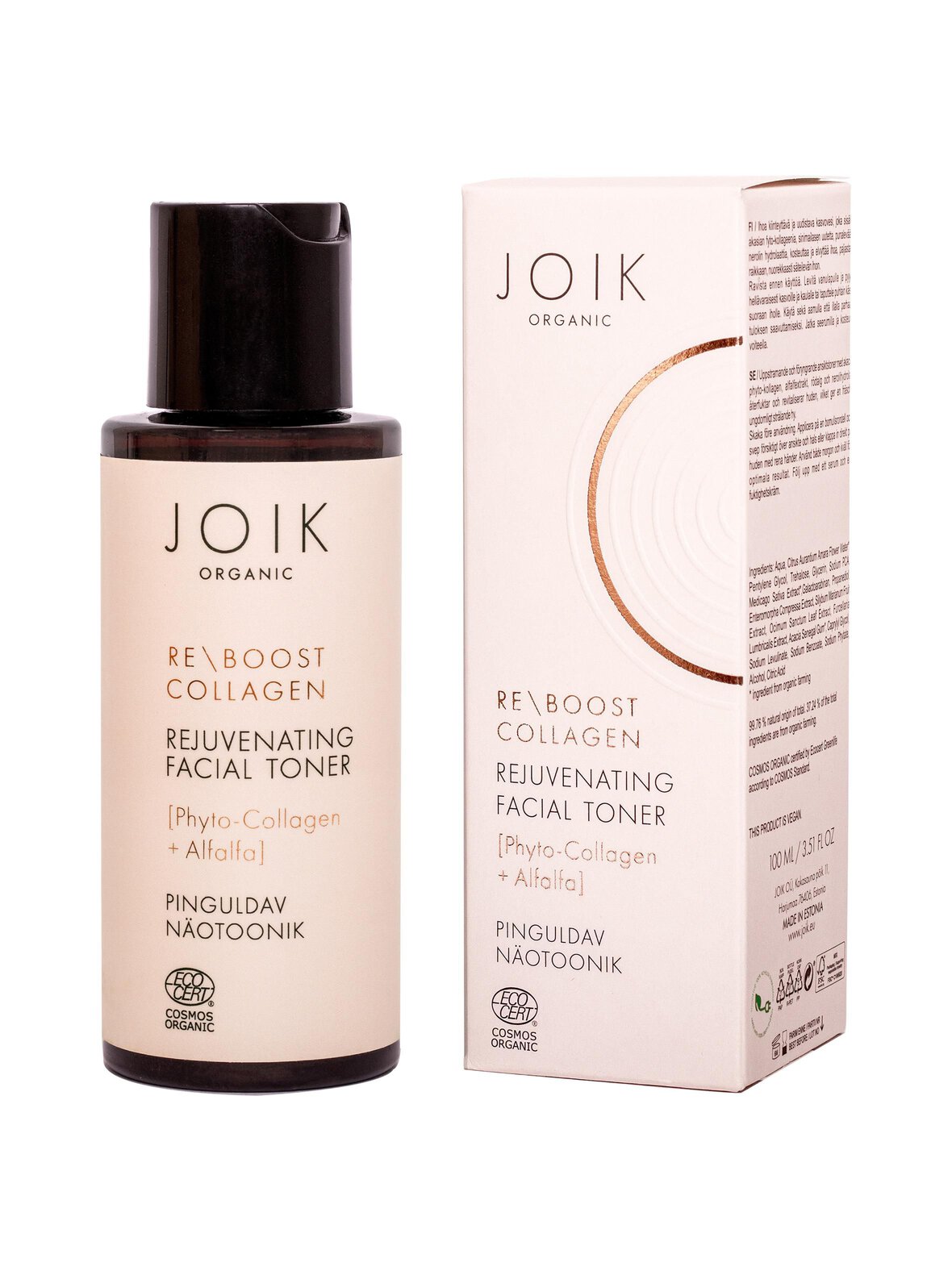 Joik Re-boost collagen rejuvenating facial toner -kasvovesi