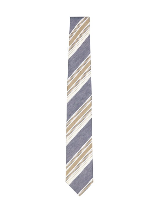Stockholm Kravatt - Diagonal Stripe -silkkisolmio - GI250 BLUE/BROWN | Stockmann - photo 1