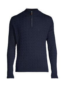 Stenströms - Half Zip Merino Wool džemperis - 190 NAVY Stenströms - Half Zip Merino Wool džemperis - 190 NAVY | Stockmann