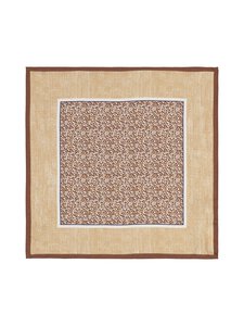 Stockholm Kravatt - Wide Frame -silkkitaskuliina - 3 BROWN/BEIGE | Stockmann