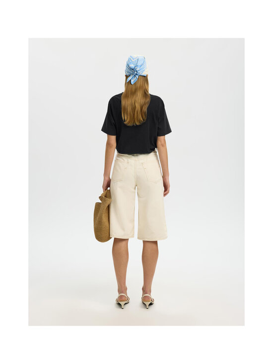 Selected - SlfAssia Detail t-paita - BLACK | Stockmann - photo 3