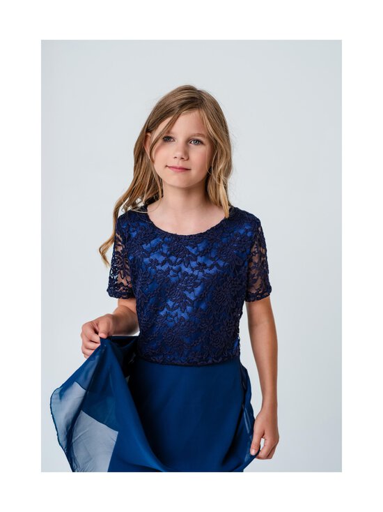 MINGNELIN - Pitsi- ja sifonkimekko - 005 NAVY | Stockmann - photo 6