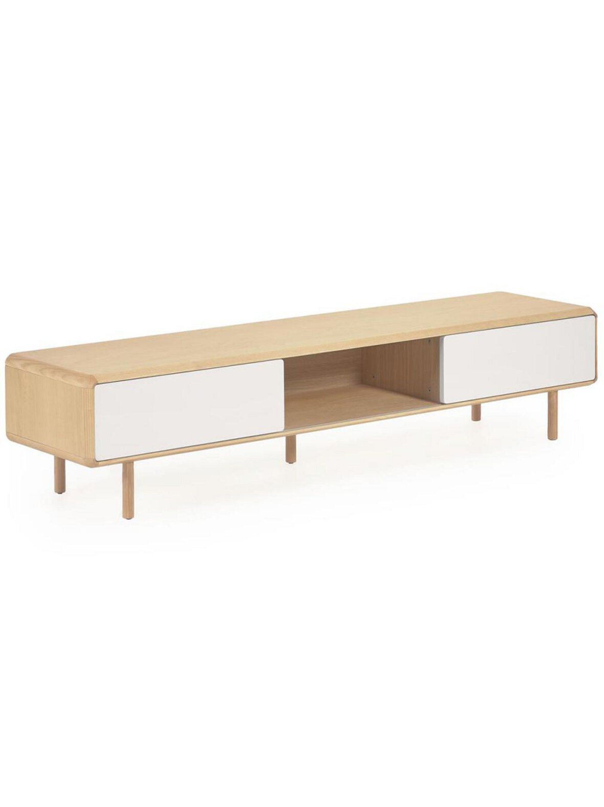 Anielle-tv-taso saarni / harmaa 180 x 41 cm