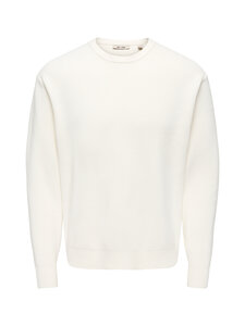 Only & Sons - OnsRodger Relaxed -neulepaita - CLOUD DANCER | Stockmann