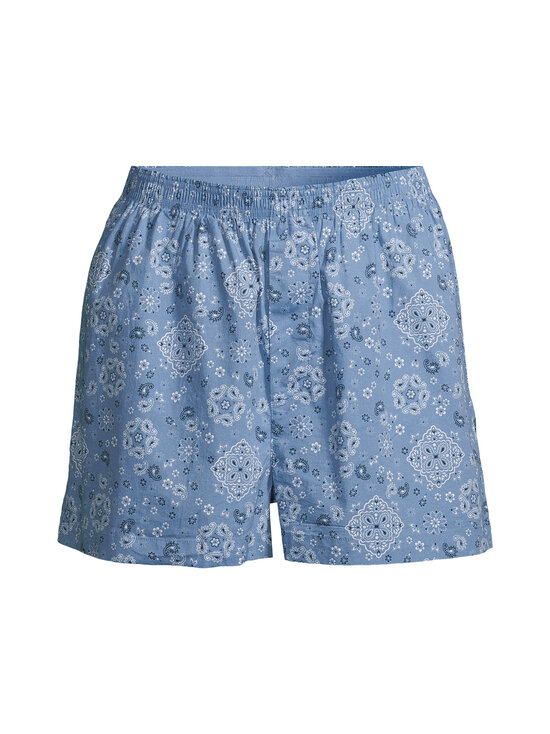 SKIMS - Cotton Poplin Sleep Tank And Boxer Set -toppi ja pyjamashortsit - ARCTIC SNOW BANDANA | Stockmann - photo 2