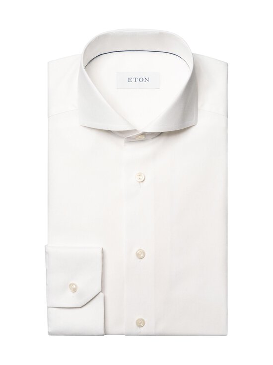 Eton - Slim Fit Semi-Solid Extreme Cut Away Collar krekls ar apkakli - WHITE | Stockmann - photo 2