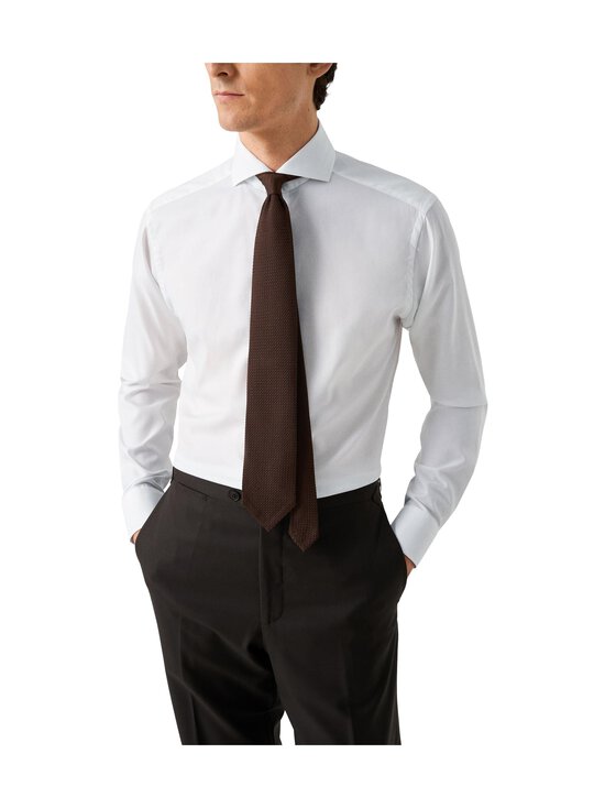 Eton - Slim Fit Semi-Solid Extreme Cut Away Collar krekls ar apkakli - WHITE | Stockmann - photo 8