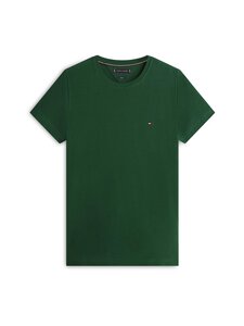 Tommy Hilfiger - Stretch Slim Fit t-paita - MBN NOCTURNAL GREEN | Stockmann