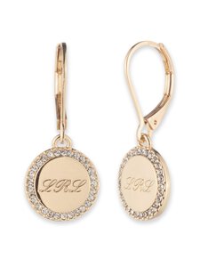 Lauren Ralph Lauren - Script Logo Drop auskari - GLD/CRY Lauren Ralph Lauren - Script Logo Drop auskari - GLD/CRY | Stockmann