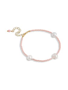 ENAMEL Copenhagen - Petra- kullattu rannekoru - LIGHT PINK | Stockmann