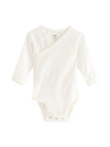 Lindex - Pointelle solid -kietaisubody - 325 LIGHT DUSTY WHITE | Stockmann