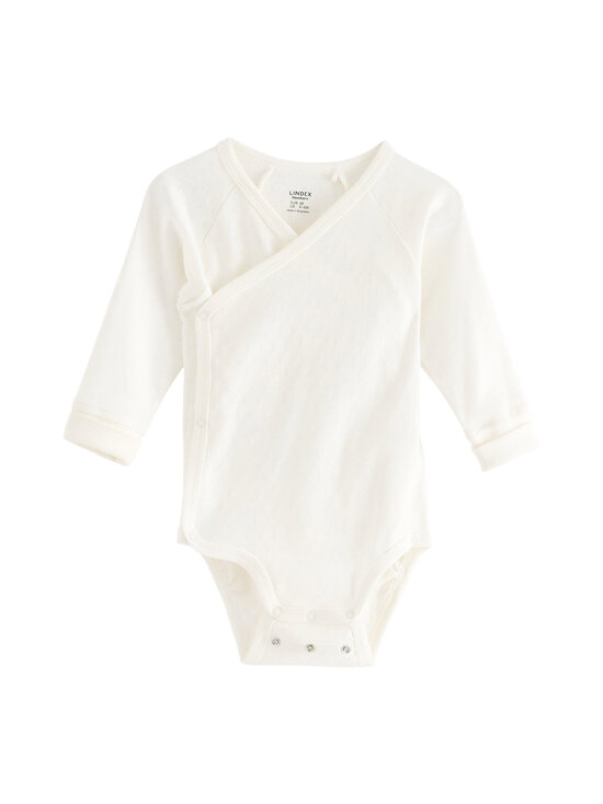 Lindex - Pointelle solid -kietaisubody - 325 LIGHT DUSTY WHITE | Stockmann - photo 1