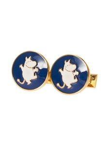 Skultuna - Tanssiva Muumipeikko -kalvosinnapit - GOLD | Stockmann