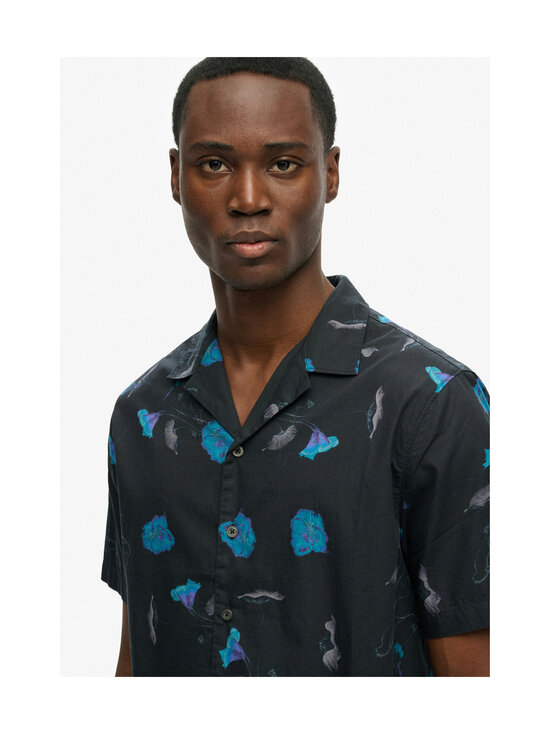 Superdry - Cabana Print -kauluspaita - K8Y SAPPHIRE NASTURTIUM | Stockmann - photo 5