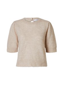 Selected - SlfLulu Open Back -villasekoiteneule - BIRCH | Stockmann