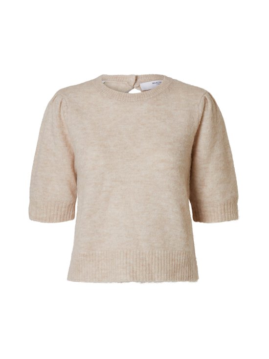 Selected - SlfLulu Open Back -villasekoiteneule - BIRCH - photo 1 Selected - SlfLulu Open Back -villasekoiteneule - BIRCH | Stockmann - photo 1