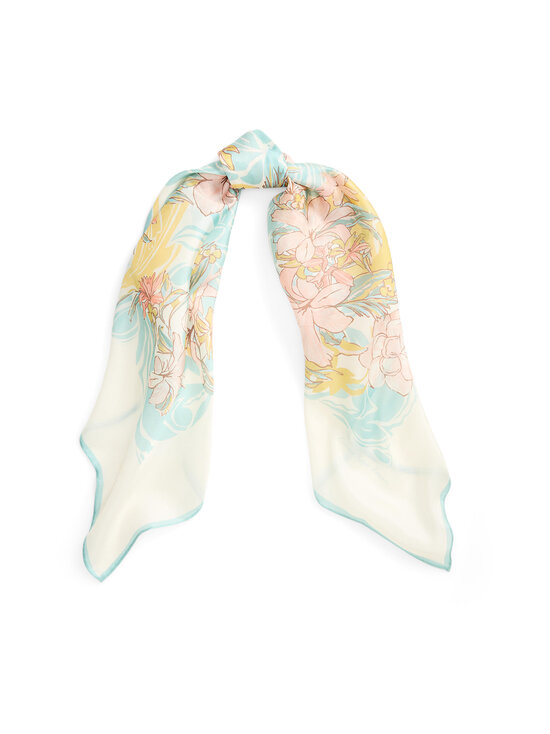 Lauren Ralph Lauren - Kukkakuviollinen neliöhuivi - CREAM | Stockmann - photo 3