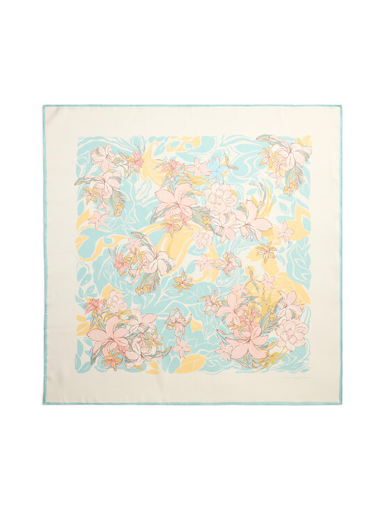 Lauren Ralph Lauren - Kukkakuviollinen neliöhuivi - CREAM | Stockmann - photo 4